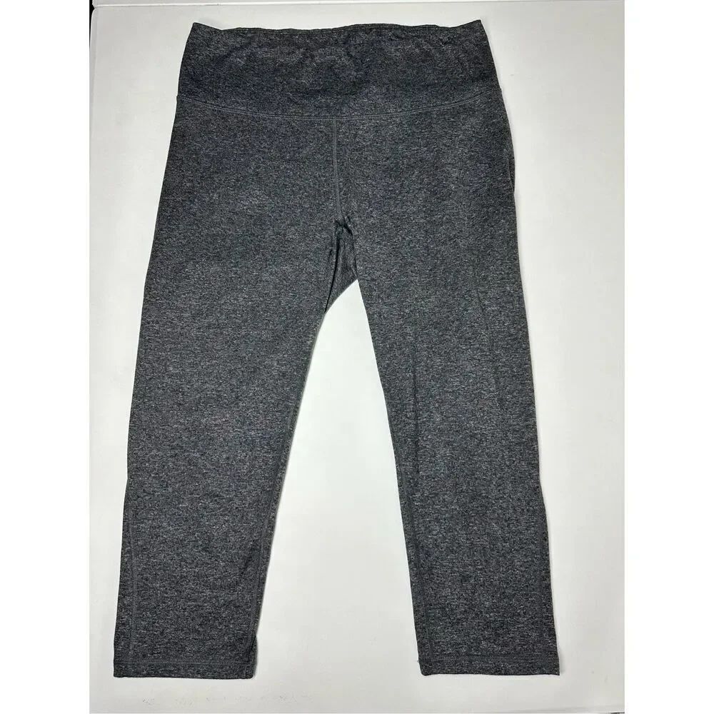 Old Navy Active Women's Mid Rise Fitted Crop Pants  Size XL Gray
